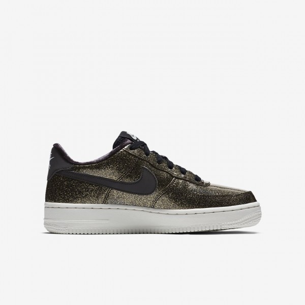 Nike Air Force 1 Pinnacle Qs Freizeitschuhe Jungen Schwarz Blau Weiß Silber 839-52077