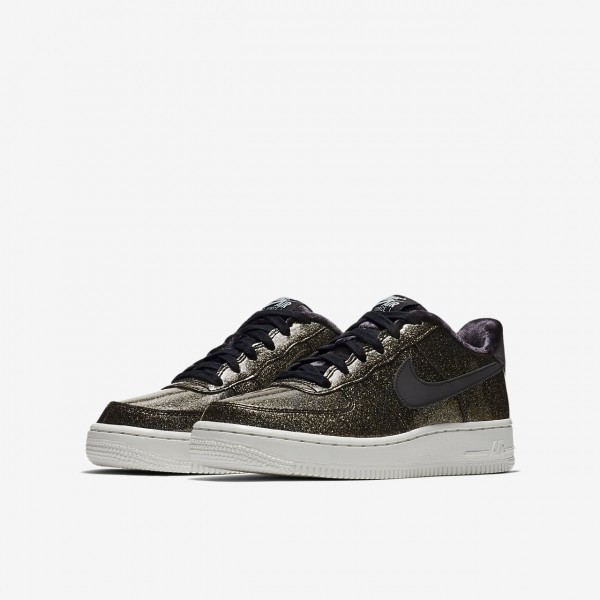 Nike Air Force 1 Pinnacle Qs Freizeitschuhe Jungen Schwarz Blau Weiß Silber 839-52077
