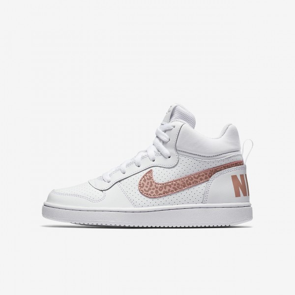 Nike Court Borough Mid Freizeitschuhe Mädchen Wei...