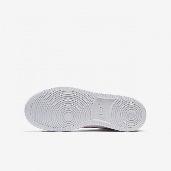 Nike Court Borough Mid Freizeitschuhe Mädchen Weiß Rosa Pink 603-36982