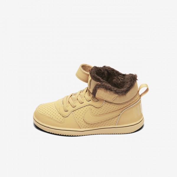 Nike Court Borough Mid Winter Freizeitschuhe Mädchen Braun 625-21241