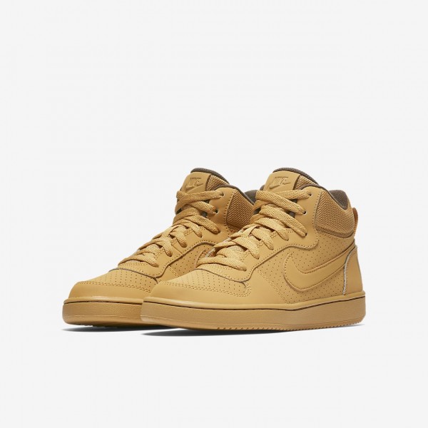 Nike Court Borough Mid Freizeitschuhe Mädchen Braun Hellbraun 114-44857