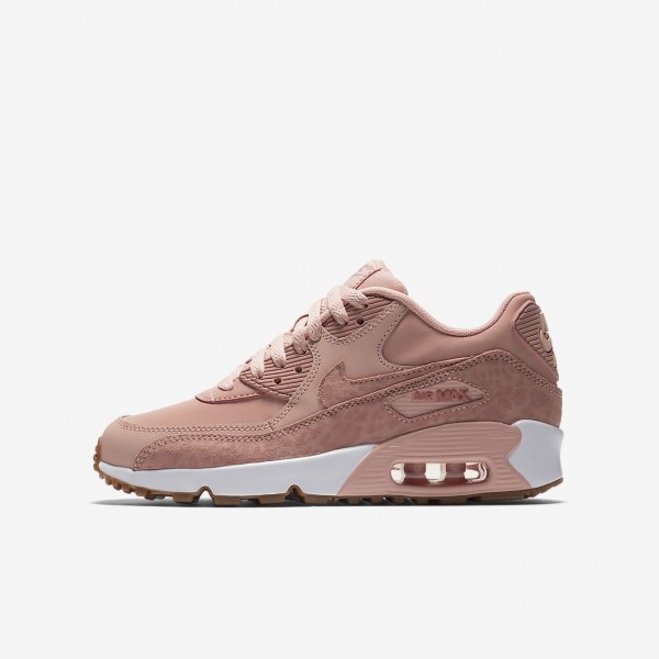 Nike Air Max 90 Se Leder Freizeitschuhe Mädchen R...