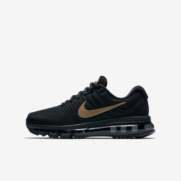 Nike Air Max 2017 Laufschuhe Mädchen Schwarz Meta...