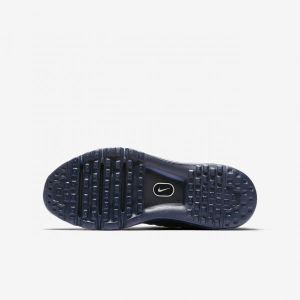 Nike Air Max 2017 Laufschuhe Mädchen Blau Obsidian Schwarz 238-25186