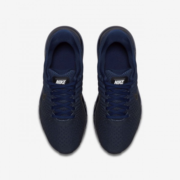 Nike Air Max 2017 Laufschuhe Mädchen Blau Obsidian Schwarz 238-25186