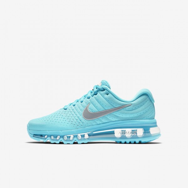 Nike Air Max 2017 Laufschuhe Mädchen Blau Metalli...