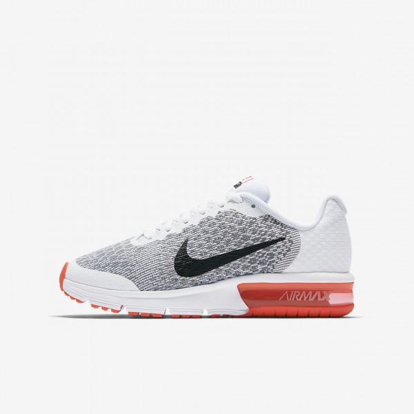 Nike Air Max Sequent 2 Laufschuhe Mädchen Weiß R...