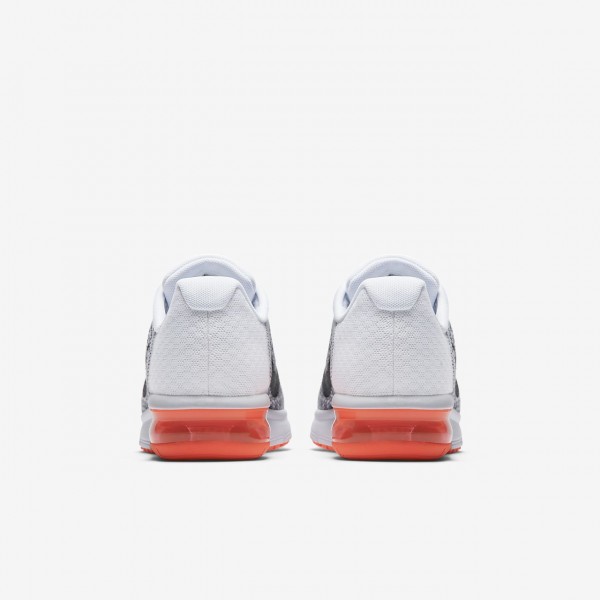 Nike Air Max Sequent 2 Laufschuhe Mädchen Weiß Rot Grau Schwarz 858-22558