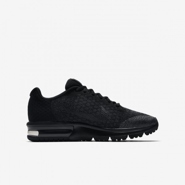 Nike Air Max Sequent 2 Laufschuhe Mädchen Schwarz 908-30626