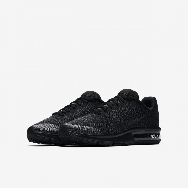 Nike Air Max Sequent 2 Laufschuhe Mädchen Schwarz 908-30626