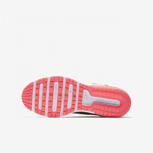 Nike Air Max Sequent 2 Laufschuhe Mädchen Schwarz Grau Pink 594-99009