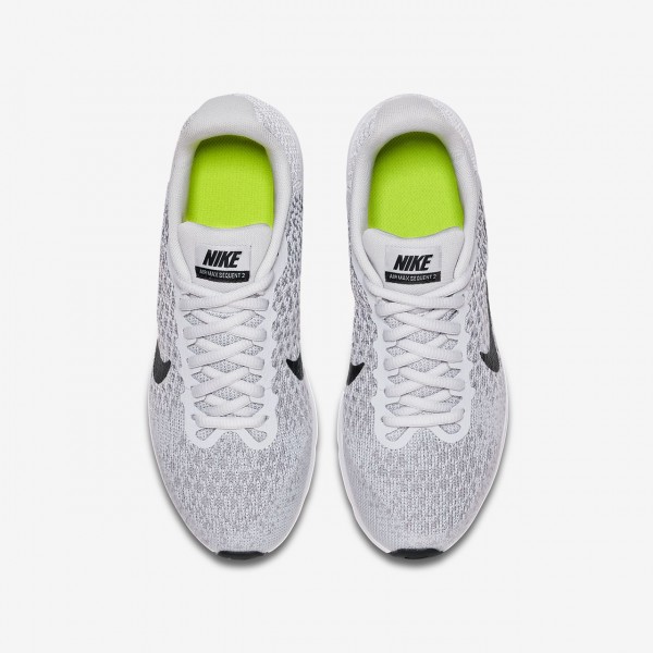 Nike Air Max Sequent 2 Laufschuhe Mädchen Platin Grau Schwarz 655-86572