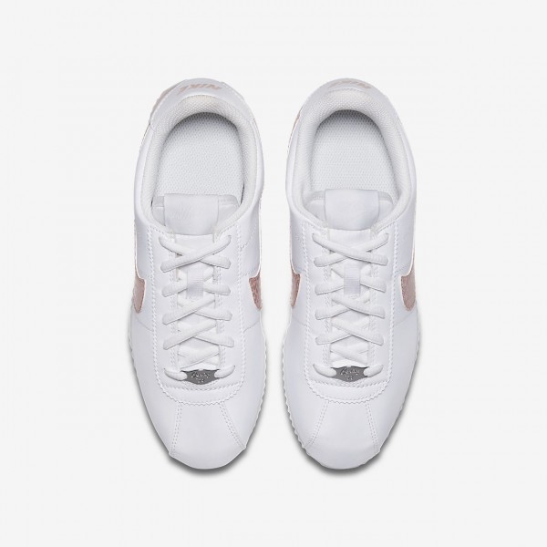 Nike Cortez Basic Sl Freizeitschuhe Mädchen Weiß Pink Rosa 596-30638