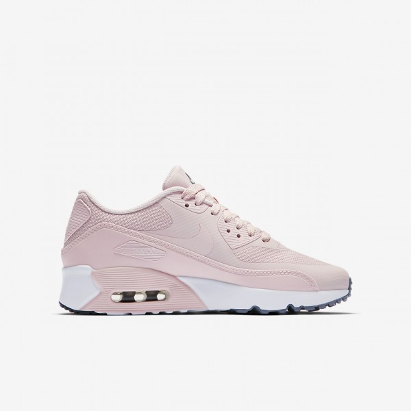 Nike Air Max 90 Ultra 2.0 Freizeitschuhe Mädchen Rosa Obsidian Hellgrau 526-36589