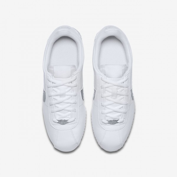 Nike Cortez Basic Sl Freizeitschuhe Mädchen Weiß Grau 210-55561