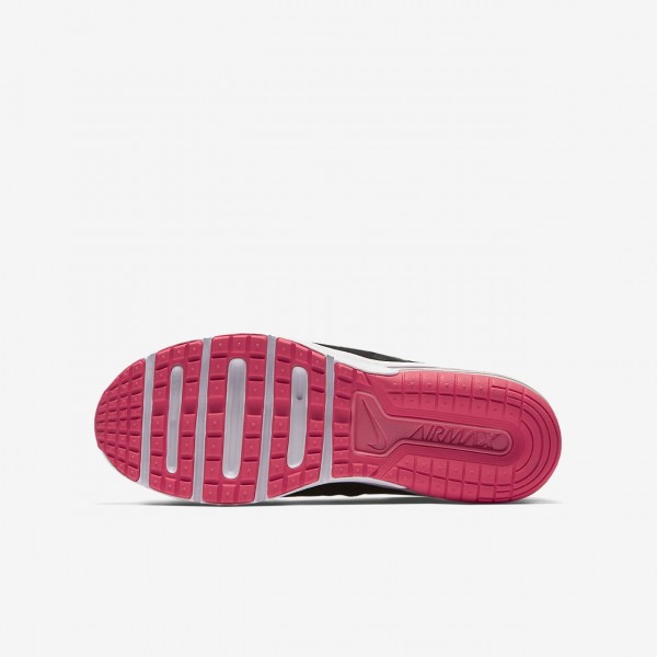 Nike Air Max Sequent 3 Laufschuhe Mädchen Schwarz Grau Pink 668-18982
