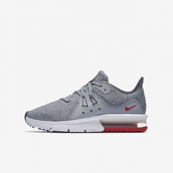 Nike Air Max Sequent 3 Laufschuhe Mädchen Grau Sc...