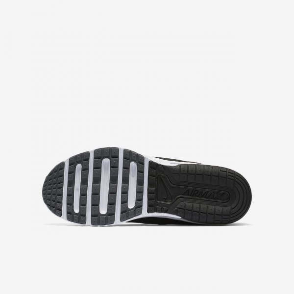 Nike Air Max Sequent 3 Laufschuhe Mädchen Schwarz Dunkelgrau Weiß Metallic Silber 226-73947