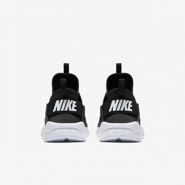 Nike Air Huarache Ultra Freizeitschuhe Mädchen Schwarz Weiß 345-53094