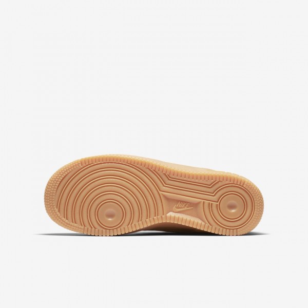 Nike Air Force 1 Winter Premium Freizeitschuhe Mädchen Grün Hellbraun 657-29878