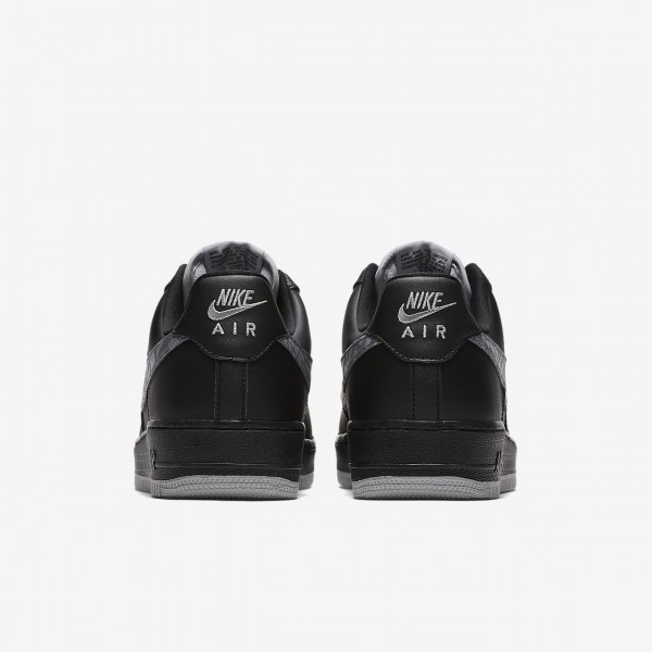 Nike Air Force 1 low 07 Lv8 Freizeitschuhe Herren Schwarz Hellbraun Weiß 377-77861