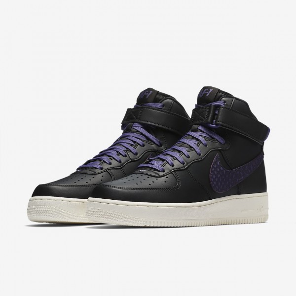 Nike Air Force 1 high 07 Lv8 Freizeitschuhe Herren Schwarz Weiß Lila 226-75511