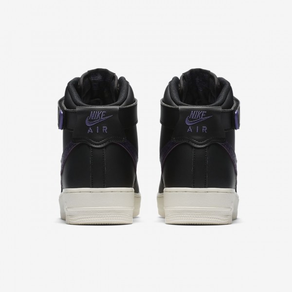Nike Air Force 1 high 07 Lv8 Freizeitschuhe Herren Schwarz Weiß Lila 226-75511