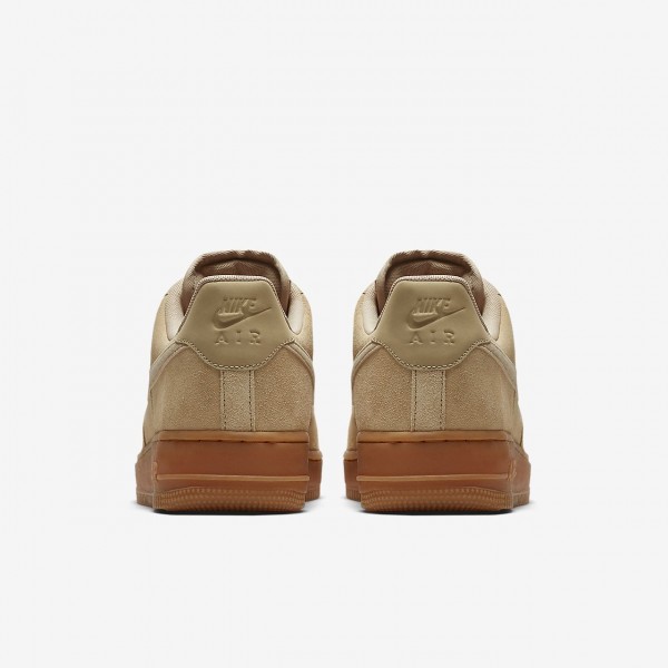 Nike Air Force 1 07 Lv8 Suede Freizeitschuhe Herren Beige Braun 433-63481