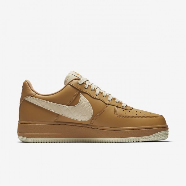 Nike Air Force 1 low 07 Lv8 Freizeitschuhe Herren Gold Beige 777-69104