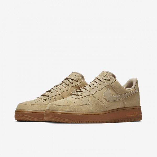 Nike Air Force 1 07 Lv8 Suede Freizeitschuhe Herren Beige Braun 433-63481