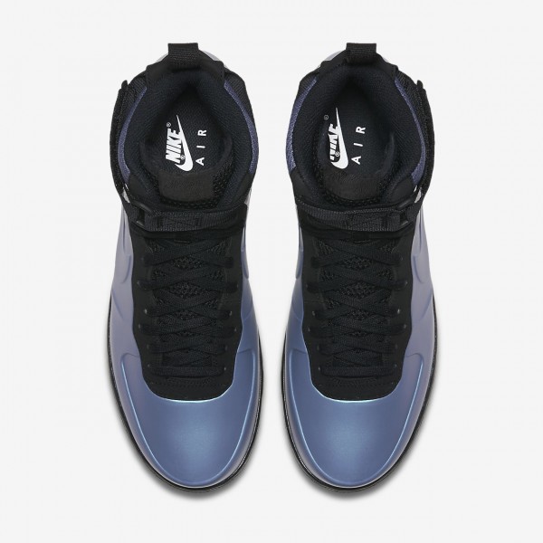 Nike Air Force 1 Foamposite Cupsole Freizeitschuhe Herren Hellgrau Schwarz 831-40247