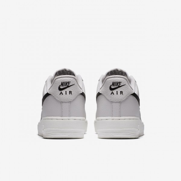 Nike Air Force 1 07 Freizeitschuhe Herren Grau Weiß Schwarz 543-36285