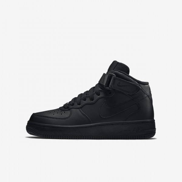 Nike Air Force 1 Mid 06 Freizeitschuhe Jungen Schw...