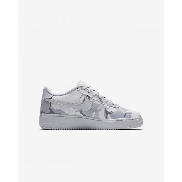 Nike Air Force 1 Lv8 Freizeitschuhe Jungen Weiß Grau Platin 307-26845