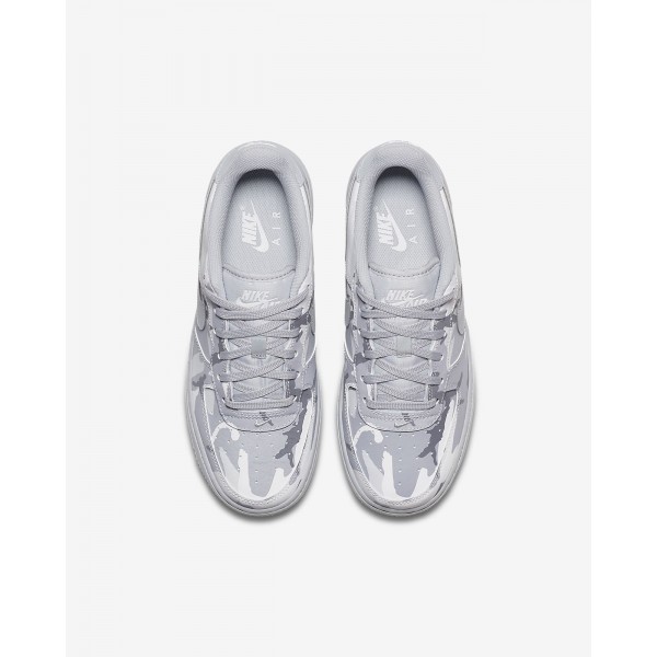 Nike Air Force 1 Lv8 Freizeitschuhe Jungen Weiß Grau Platin 307-26845