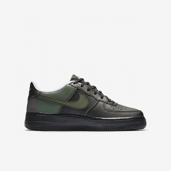 Nike Air Force 1 Lv8 Freizeitschuhe Mädchen Schwarz Grau 357-82511