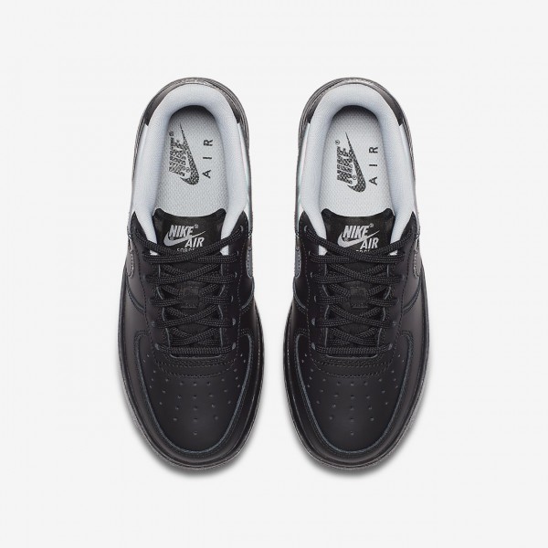 Nike Air Force 1 Lv8 Freizeitschuhe Mädchen Schwarz Grau 357-82511