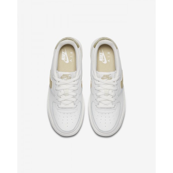 Nike Air Force 1 06 Freizeitschuhe Mädchen Weiß Metallic Gold 314-16068