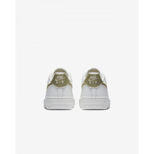 Nike Air Force 1 06 Freizeitschuhe Mädchen Weiß Metallic Gold 314-16068