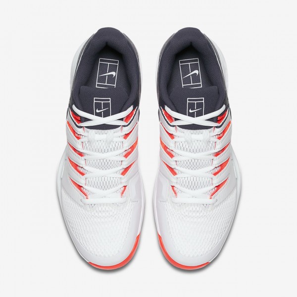 Nike Air Zoom Vapor X Tennisschuhe Herren Weiß Orange Blau 249-63532
