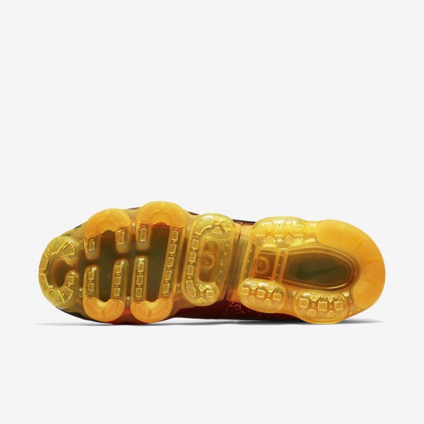 Nike Air Vapormax Laufschuhe Herren Orange Metallic Silber Rot Schwarz 536-33742