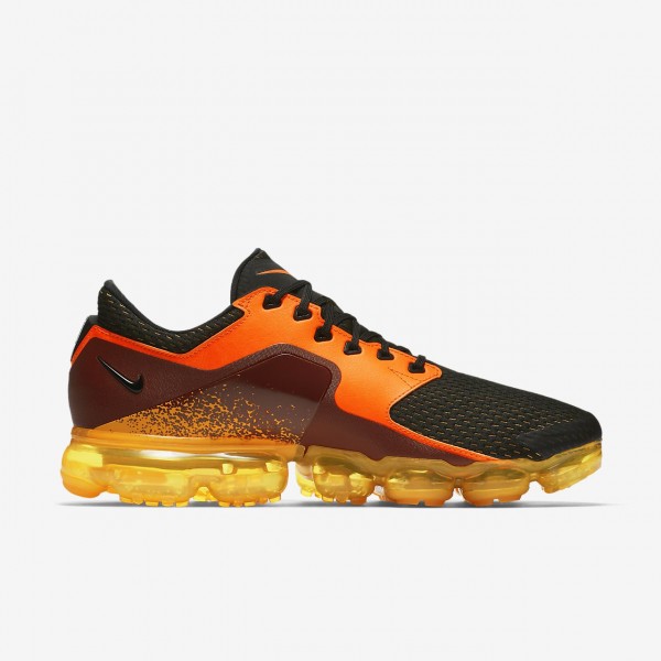 Nike Air Vapormax Laufschuhe Herren Orange Metallic Silber Rot Schwarz 536-33742