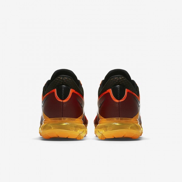 Nike Air Vapormax Laufschuhe Herren Orange Metallic Silber Rot Schwarz 536-33742