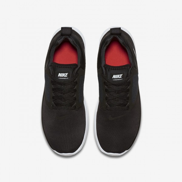 Nike Lunarsolo Laufschuhe Mädchen Schwarz Weiß 933-90052