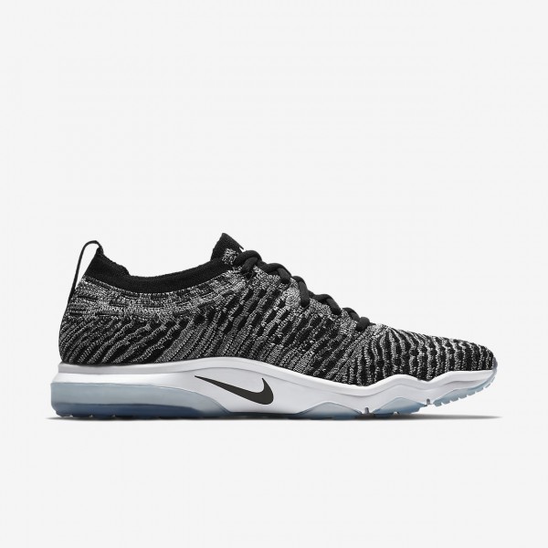 Nike Air Zoom Fearless Flyknit Lux Trainingsschuhe Damen Schwarz Grau Weiß 567-74285