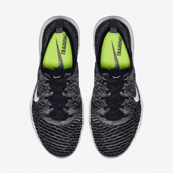 Nike Air Zoom Fearless Flyknit Lux Trainingsschuhe Damen Schwarz Grau Weiß 567-74285