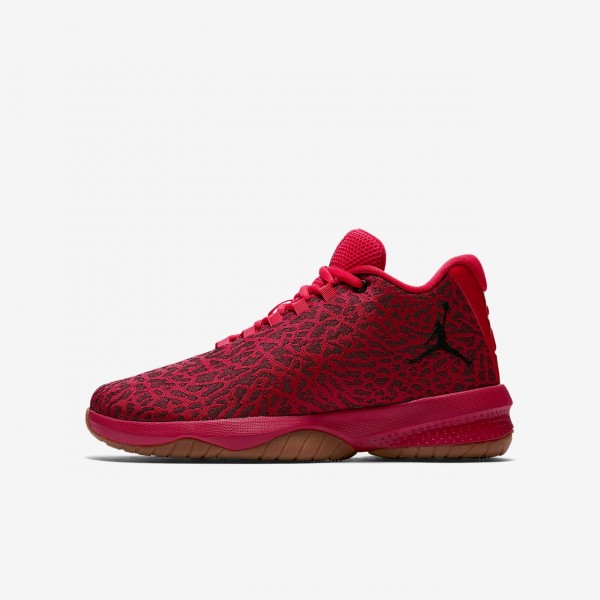 Nike Jordan B Fly Basketballschuhe Jungen Rot Brau...