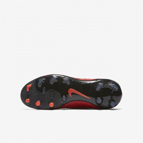 Nike Hypervenom Phantom 3 Df Fg Fußballschuhe Jungen Rot Schwarz 537-46899
