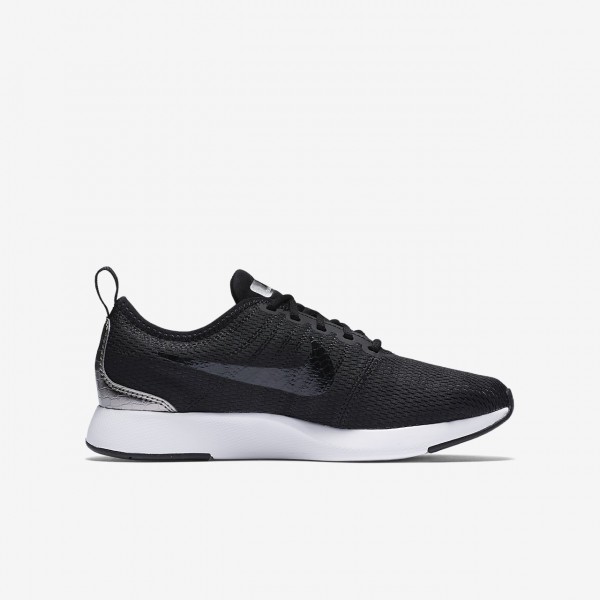 Nike Dualtone Racer Freizeitschuhe Jungen Schwarz Weiß 210-57030